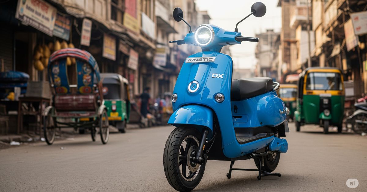 Ride the 2025 Kinetic DX Electric Scooter Fun